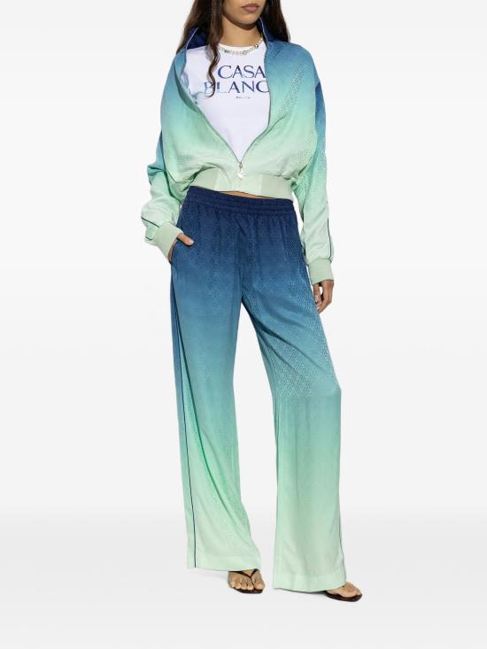 26FW 카사블랑카 스트레이트 팬츠 WAW26TR44601 BLUE - CASABLANCA