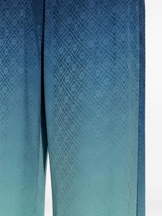 26FW 카사블랑카 스트레이트 팬츠 WAW26TR44601 BLUE - CASABLANCA