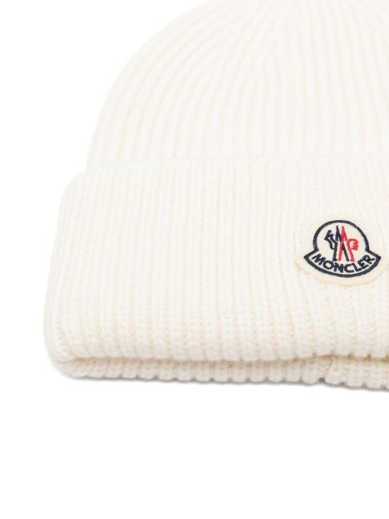 26FW 몽클레어 울 캐시미어 비니 울 캐시미어 비니 L20913B00087M1127 030 WHITE - MONCLER