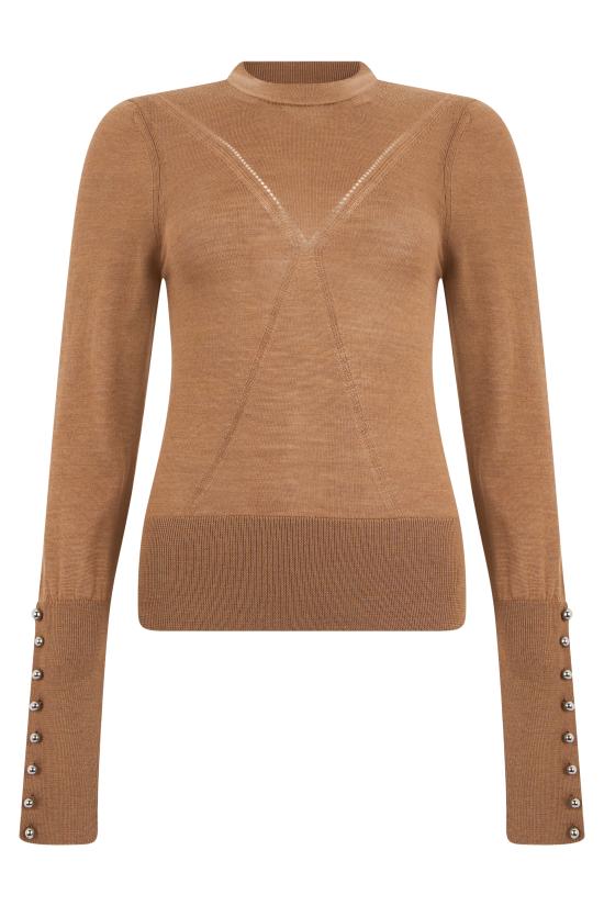 26FW 파코라반 스웨터 26AMPU095ML0624830 Camel