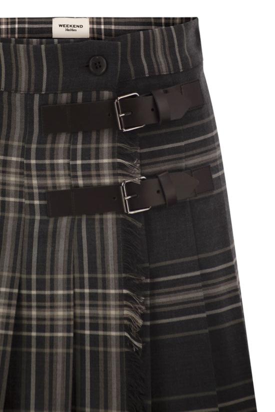26FW 위켄드막스마라 스커트 2625106092600 001 ANTHRACITE - WEEKEND MAX MARA