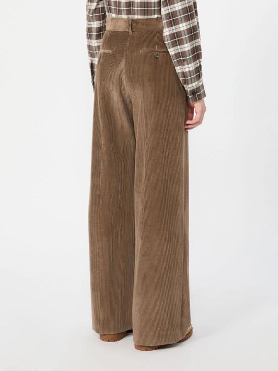 26FW 위켄드막스마라 스트레이트 팬츠 2625136012600 023 BROWN - WEEKEND MAX MARA