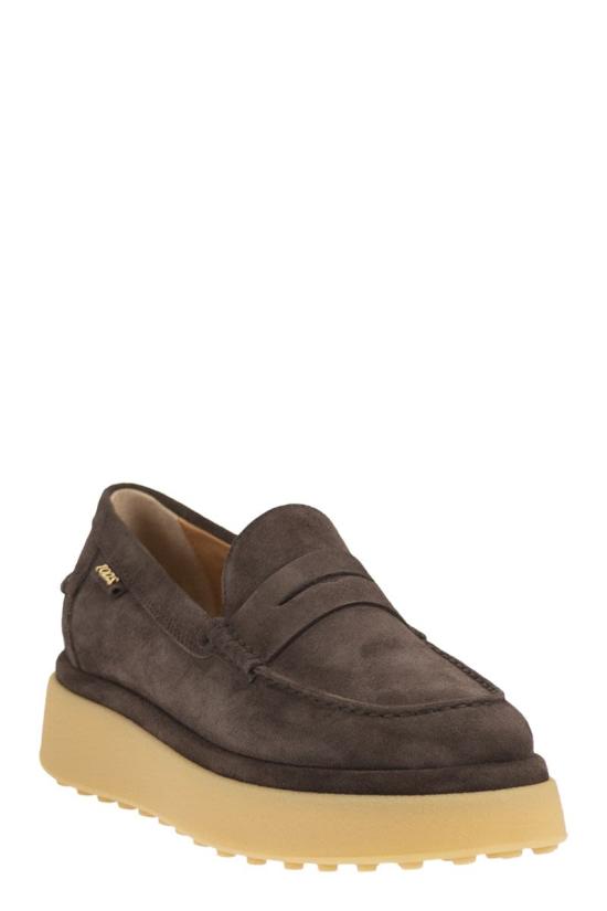 26FW 토즈 로퍼 XXW17M0KM00RE0S808 BROWN - TODS