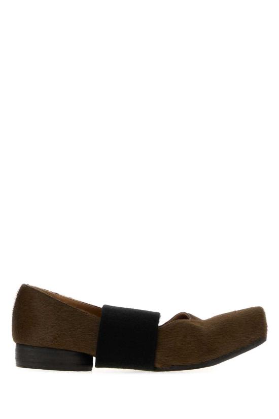 26FW 우마 왕 플랫 슈즈 US9028 UW430 BROWN