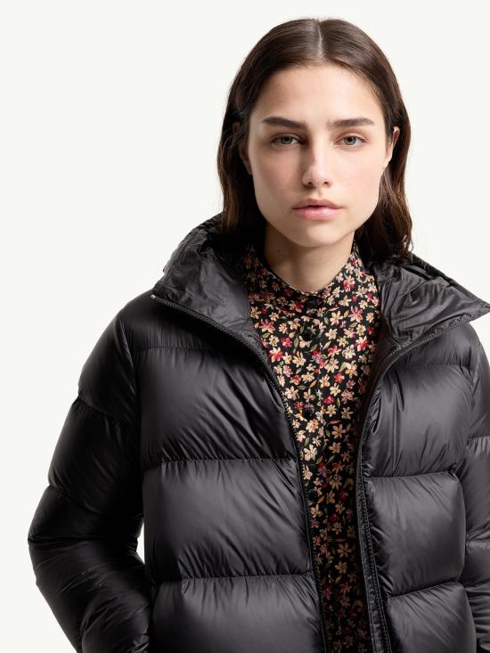 26FW 몽클레어 펠리굴레 후드 쇼트 다운 자켓 L20931A00110599S0 999 BLACK - MONCLER