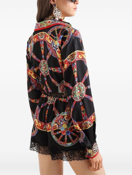 26FW 돌체앤가바나 스트레이트 팬츠 F616OTGDDVJHH6CL Black - DOLCE & GABBANA