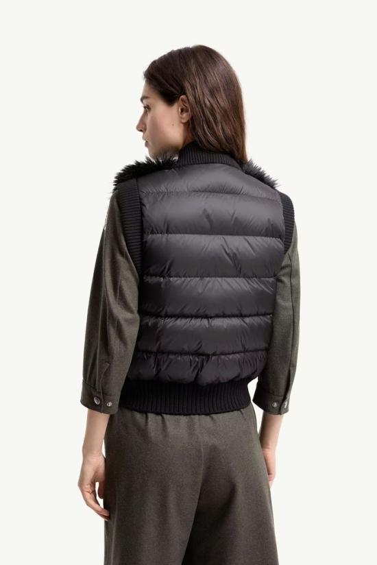 26FW 몽클레어 베스트 MASTER ULT 010131 NOIR XS BLACK - MONCLER