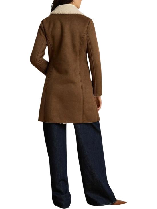 26FW 랄프 로렌 포 시어링 스웨이드 코트 297P04121003 Black - RALPH LAUREN