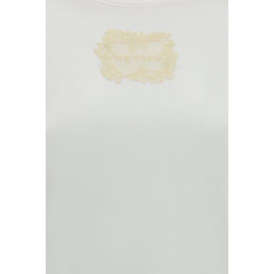 26FW 알렉산더 맥퀸 폴로 티셔츠 ALA002PPQLAEZ9007BB WHITE - ALEXANDER MCQUEEN