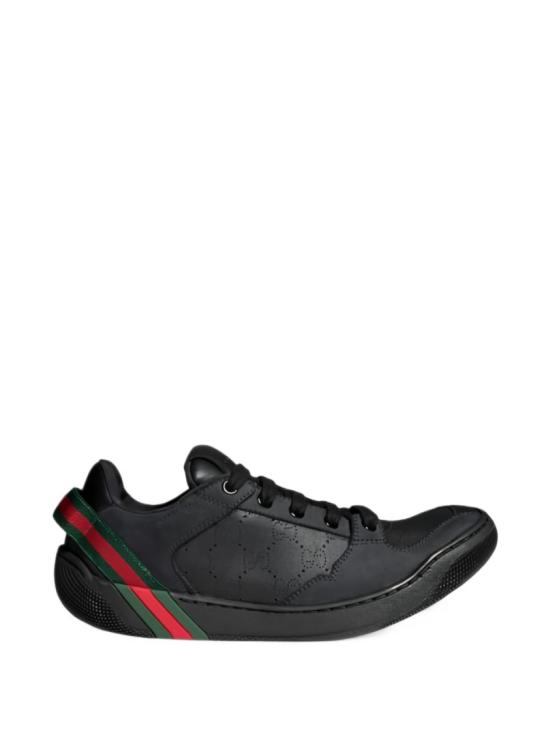 26FW 구찌 GG 레더 스크리너 스니커즈 A0070JAAHAV1077 Black