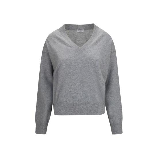 26FW 브루넬로 쿠치넬리 스웨터 BRM12244412C072BB GRAY