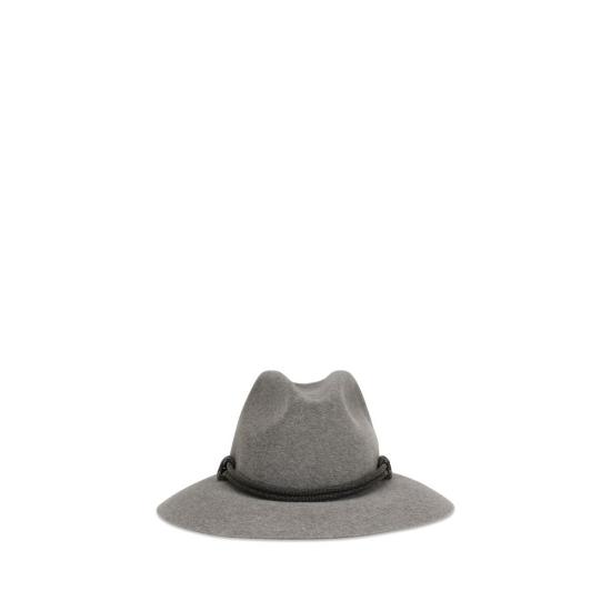 26FW 브루넬로 쿠치넬리 모자 BRMCAP90232C073BB GRAY