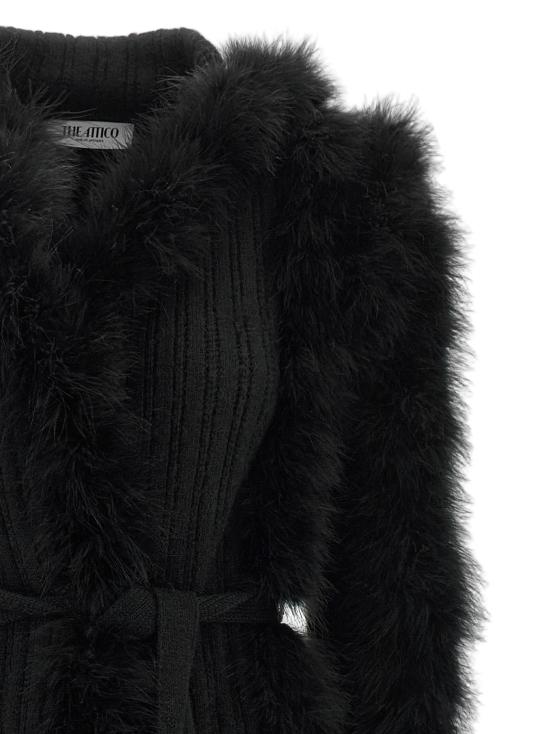26FW 디 아티코 코트 TH337793BM BLACK - THE ATTICO