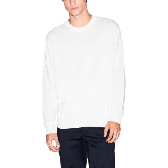 25FW 알마니 긴팔 티셔츠 AR16847000143RO WHITE