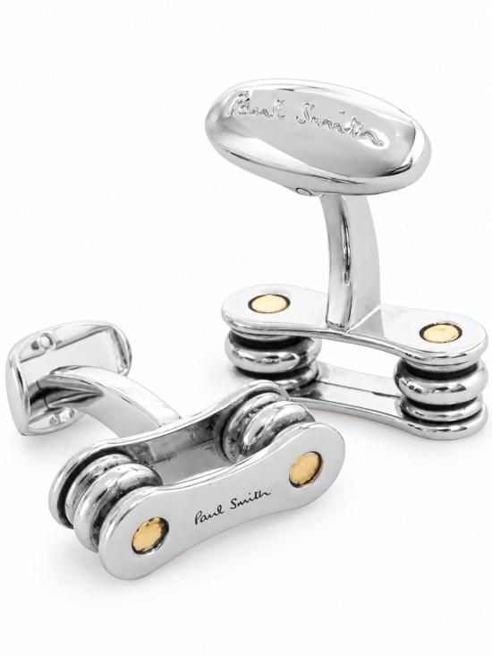 26FW 폴 스미스 커프스 링크/타이 홀더 M1ACUFFWCYCLE 82 SILVER - PAUL SMITH