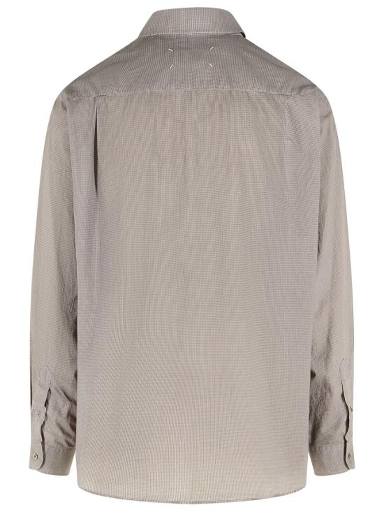 26FW 마르지엘라 롱 슬리브 코튼 셔츠 S50DT0076 M35892001F Beige - MAISON MARGIELA