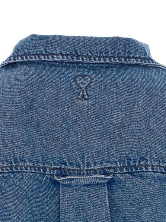 26FW 아미 데님 자켓 HJK967 DE0046 480 USED BLUE DOM - AMI