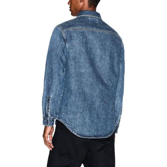 25FW 알마니 셔츠 AR16841500176RO BLUE - ARMANI