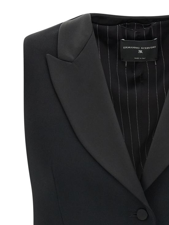 26FW 에르마노 설비노 베스트 ER345325BM BLACK - ERMANNO SCERVINO