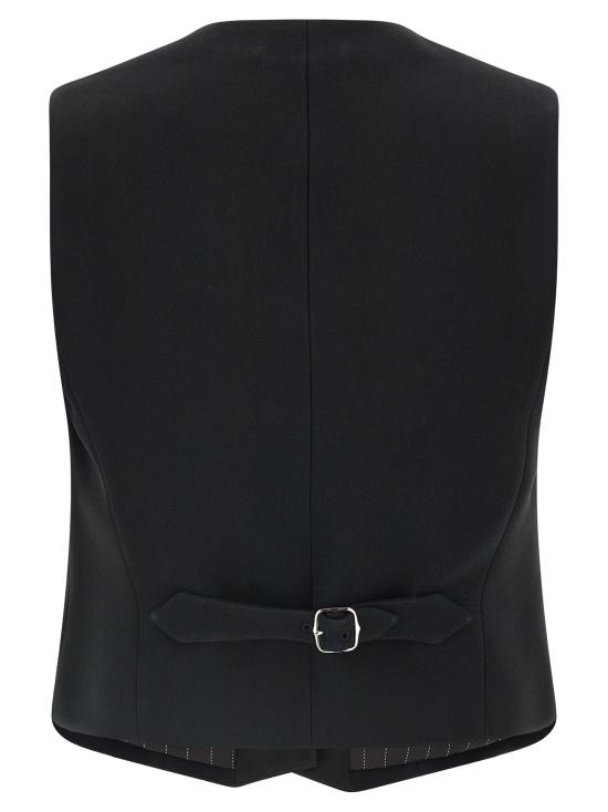 26FW 에르마노 설비노 베스트 ER345325BM BLACK - ERMANNO SCERVINO