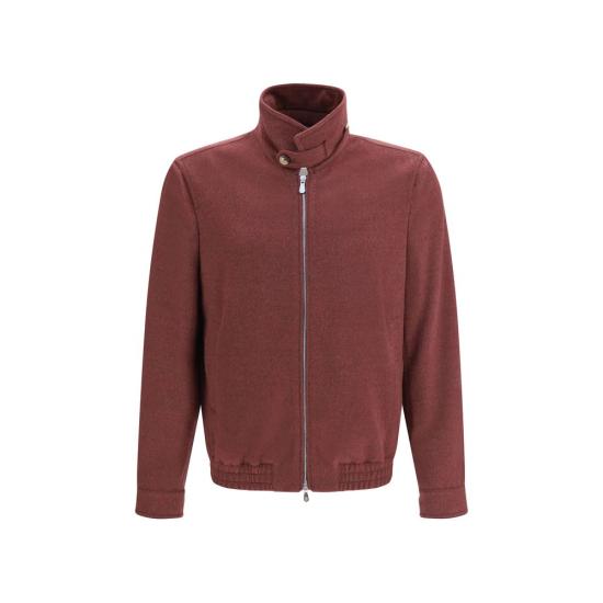 26FW 브루넬로 쿠치넬리 자켓 BRMV4676379C017BB BORDEAUX