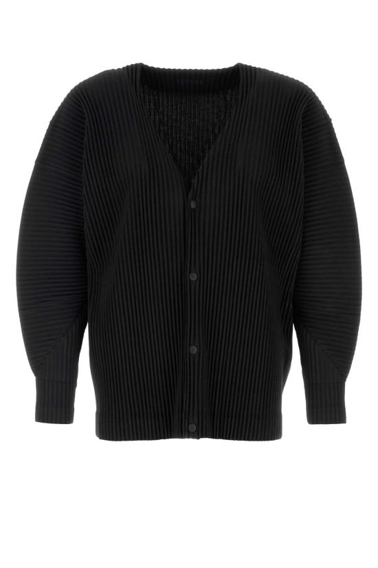 26FW 옴므 플리세 이세이 미야케 스웨터 HP68JL091 15 BLACK