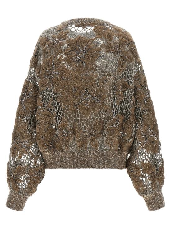  브루넬로 쿠치넬리 스웨터 LDMLRR18800C9176 TAUPE - BRUNELLO CUCINELLI