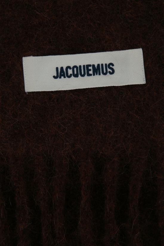 26FW 자크뮈스 프린지 울 스카프 ACU00572BOT4032 850 BROWN - JACQUEMUS