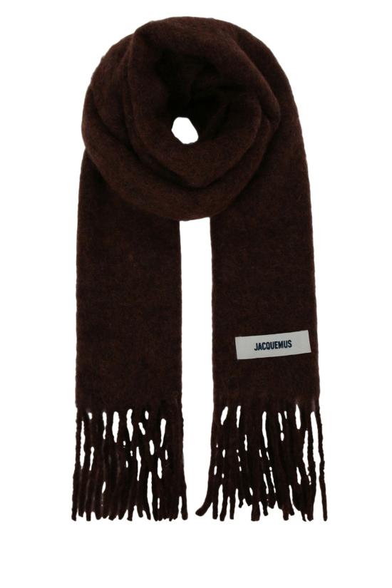 26FW 자크뮈스 프린지 울 스카프 ACU00572BOT4032 850 BROWN