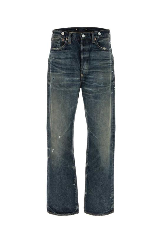 26FW 와타나베 준야 데님 팬츠 WRP907W26 INDGXGRYBK BLUE