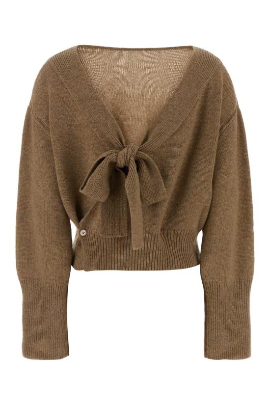 26FW 에르마노 설비노 스웨터 D495M745IWN M4924 BEIGE - ERMANNO SCERVINO