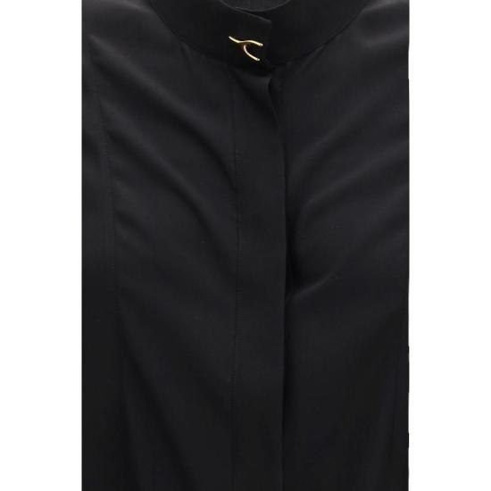 26FW 알렉산더 맥퀸 블라우스 AL872084QBADT1000BB BLACK - ALEXANDER MCQUEEN