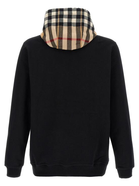 26FW 버버리 후드 티셔츠 BU253235BM BLACK - BURBERRY