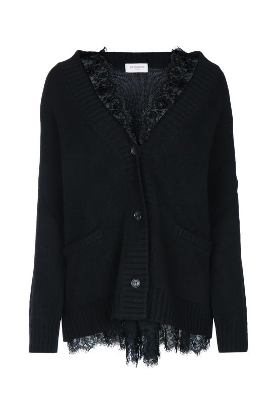 26FW 에르마노 피렌제 스웨터 D49EN058E87 MF099 BLACK