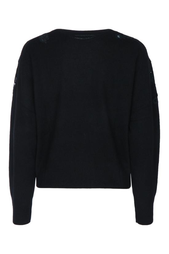 26FW 에르마노 피렌제 스웨터 D49EM056E57 MF099 BLACK - ERMANNO FIRENZE