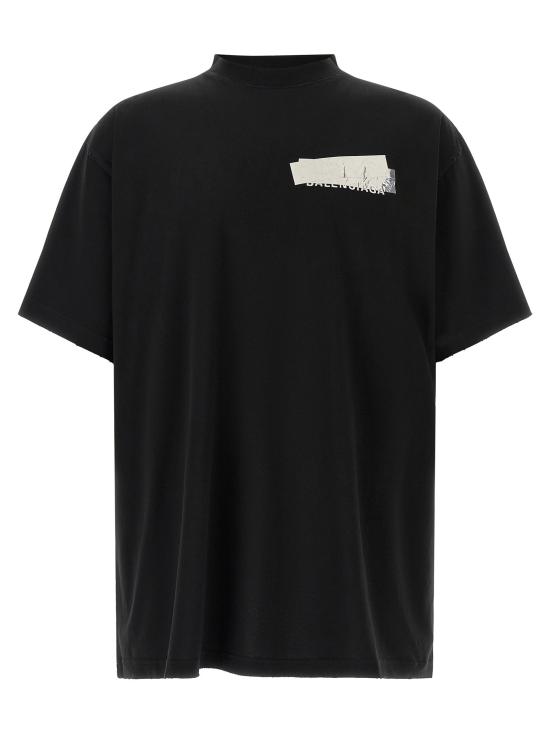 26FW 발렌시아가 탑 BA345258BM BLACK