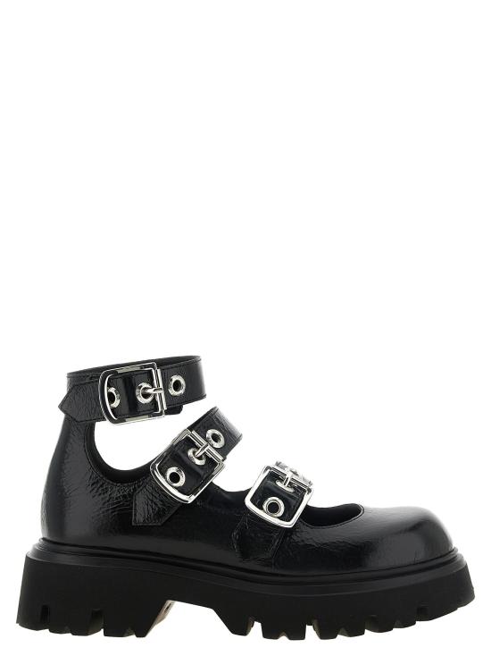 26FW 비비안웨스트우드 플랫 슈즈 VI345143BM BLACK