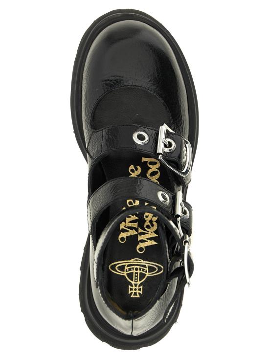 26FW 비비안웨스트우드 플랫 슈즈 VI345143BM BLACK - VIVIENNE WESTWOOD