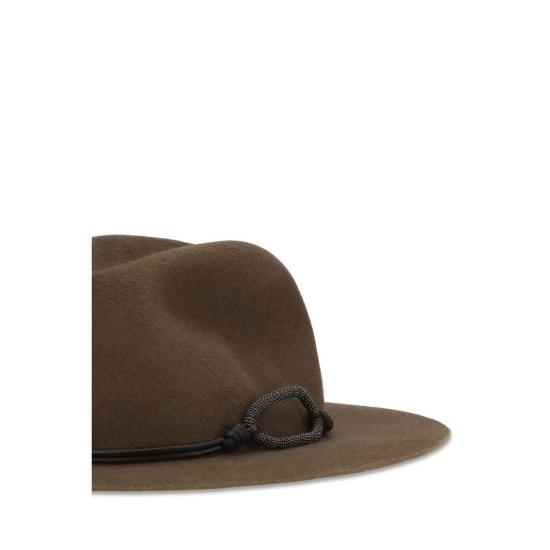 26FW 브루넬로 쿠치넬리 모자 BRMCAP90233C2870BB BROWN - BRUNELLO CUCINELLI
