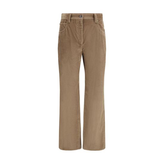 26FW 브루넬로 쿠치넬리 팬츠 BRMP180P9075C3368BB BROWN