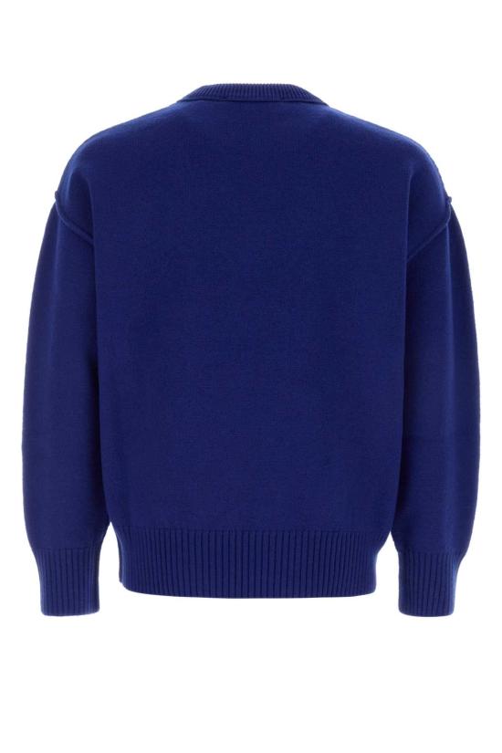 26FW 아미 빅 하트 울 크루넥 스웨터 UKS838018 A271 BLUE - AMI