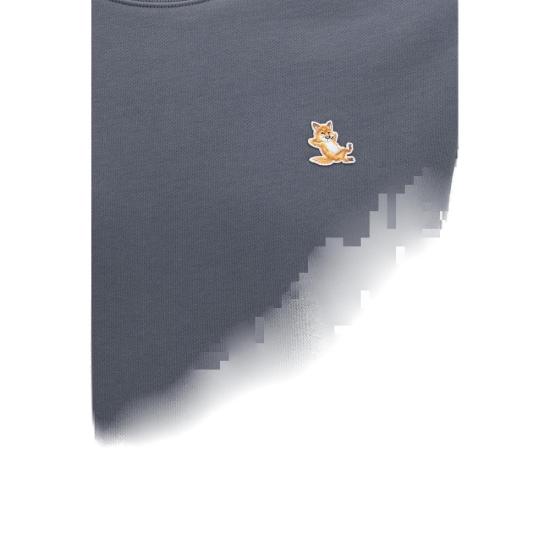 26FW 메종키츠네 긴팔 티셔츠 MAMRMJS14KM03410585BB GRAY - MAISON KITSUNE