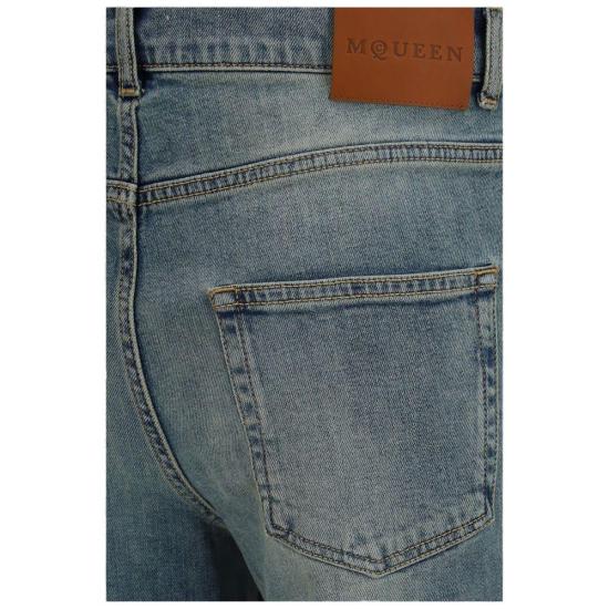 26FW 알렉산더 맥퀸 데님 팬츠 ALA005FSQMAC44164BB BLUE - ALEXANDER MCQUEEN