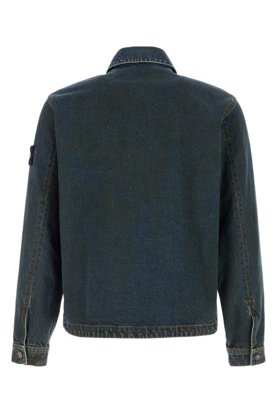 26FW 스톤 아일랜드 블루 린스 버튼 디테일 코치 재킷 L2S144100006S0J40 VJ229 BLACK - STONE ISLAND