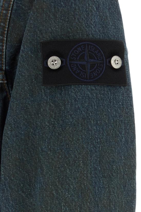 26FW 스톤 아일랜드 블루 린스 버튼 디테일 코치 재킷 L2S144100006S0J40 VJ229 BLACK - STONE ISLAND