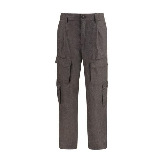 26FW 브루넬로 쿠치넬리 카고 팬츠 BRM038PF3010C338BB BROWN