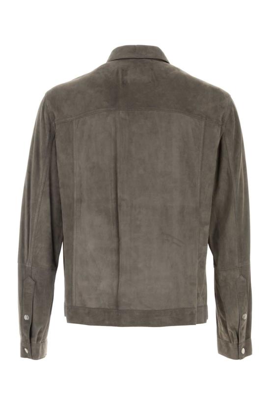 26FW 브루넬로 쿠치넬리 스웨이드 4포켓 블루종 MPCFN2042 C9873 GRAY - BRUNELLO CUCINELLI