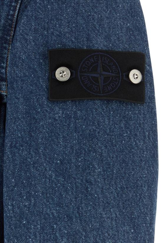 26FW 스톤 아일랜드 블루 린스 버튼 디테일 코치 재킷 L2S144100006S0J34 VJ202 BLUE - STONE ISLAND