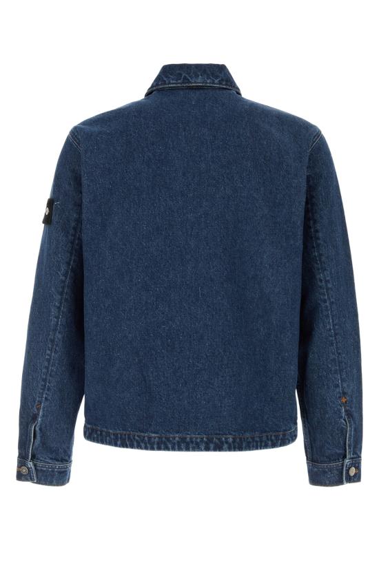 26FW 스톤 아일랜드 블루 린스 버튼 디테일 코치 재킷 L2S144100006S0J34 VJ202 BLUE - STONE ISLAND