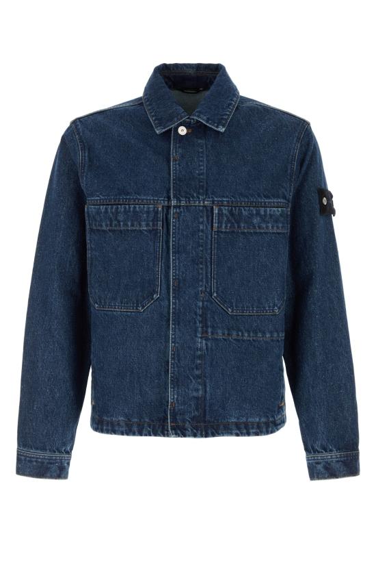 26FW 스톤 아일랜드 블루 린스 버튼 디테일 코치 재킷 L2S144100006S0J34 VJ202 BLUE